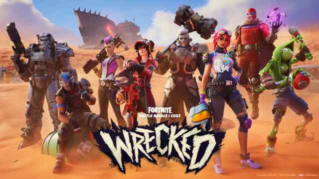 Cover art for the Fortnite Wrecked Battle Pass.