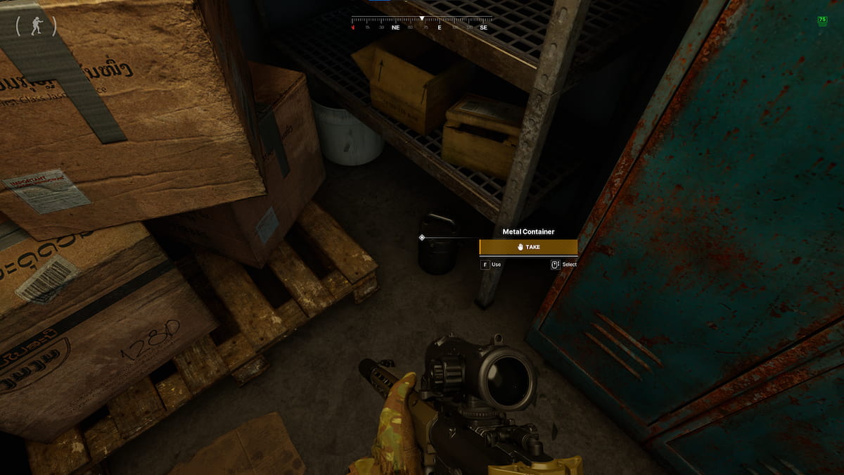 How to find metal container in Gray Zone Warfare