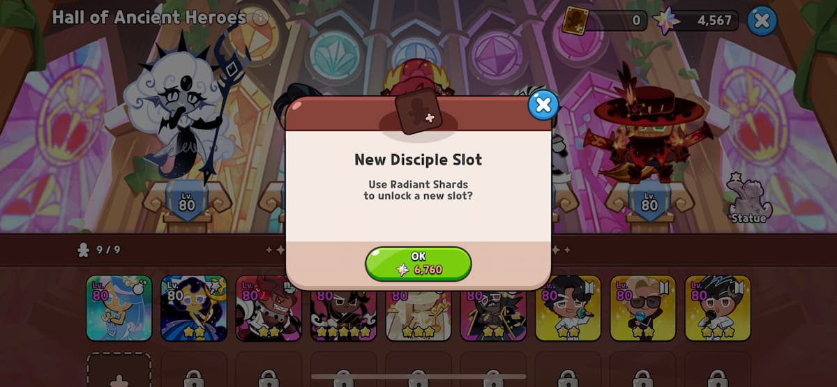 An image of the Hall of Ancient Heroes from Cookie Run Kingdom