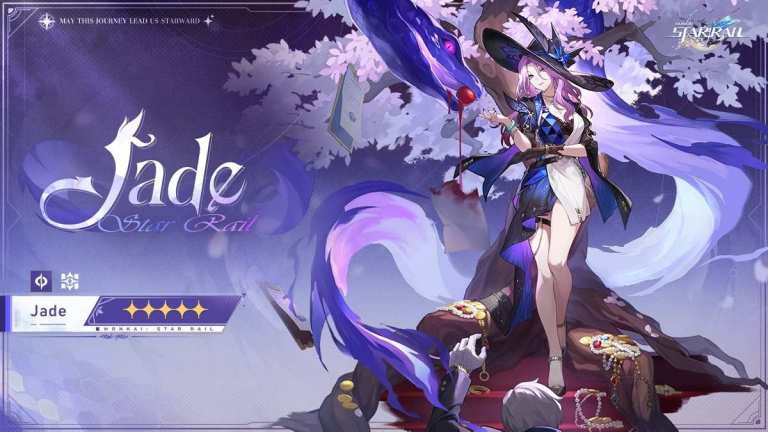 New five-star character, Jade splash art in Honkai: Star Rail