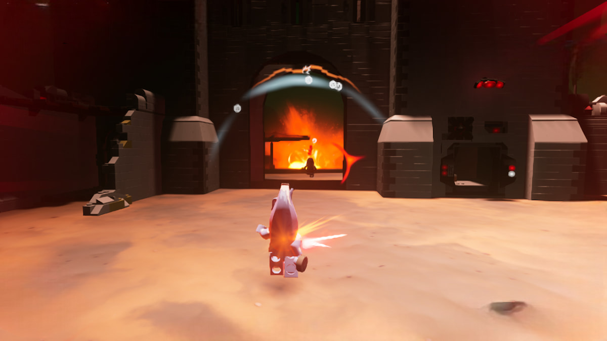 Player using Thermal Detonator to eliminate Stormtroopers.