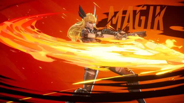 Magik in the Hero Profile screen in Marvel Rivals.