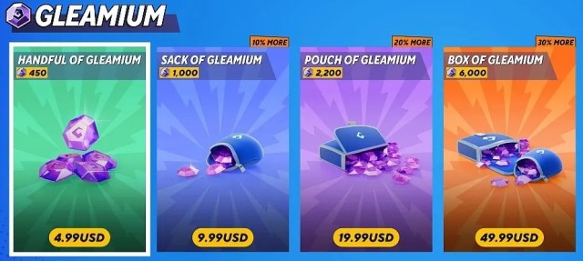 Glemium prices in MultiVersus.