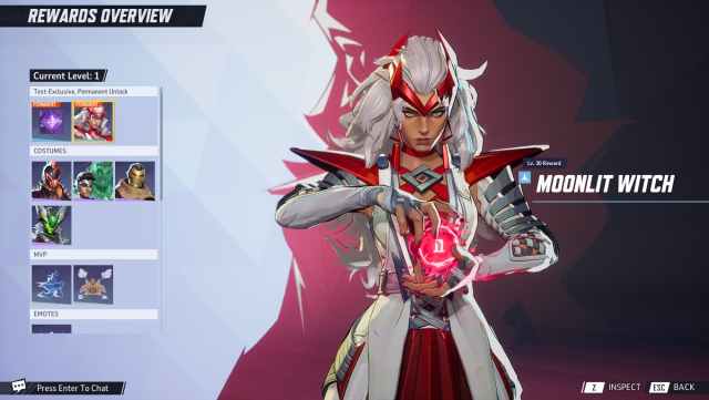 Scarlet Witch's Moonlit Witch skin in Marvel Rivals.