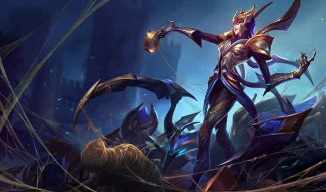 Victorious Elise splash art 2013 League of Legends