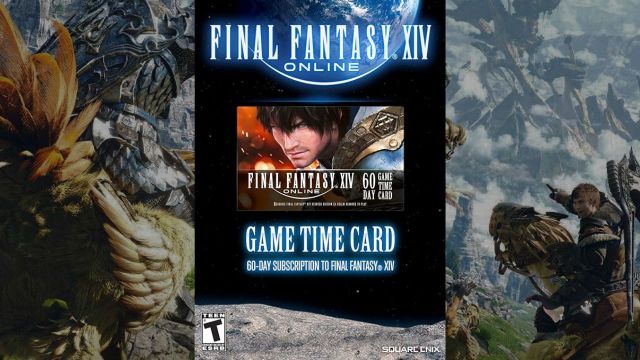 The 60 day time card for ff14 online