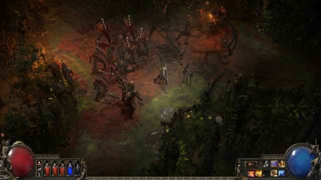 A character in combat in Path of Exile 2.