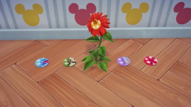 All five Buttons sitting on the ground in Disney Dreamlight Valley.