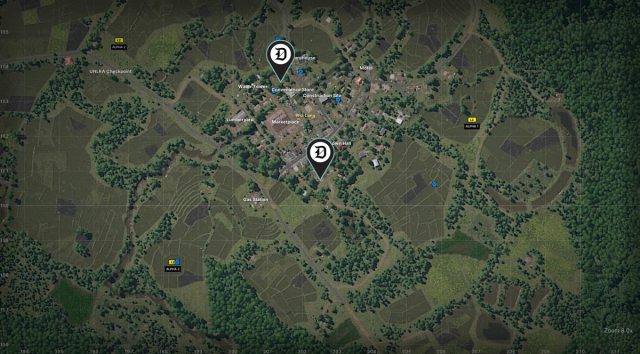 Hideout locations for Lamang faction in Gray Zone Warfare.