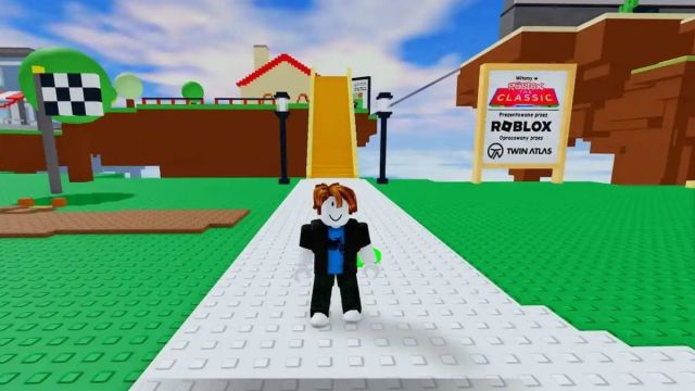Roblox player standing