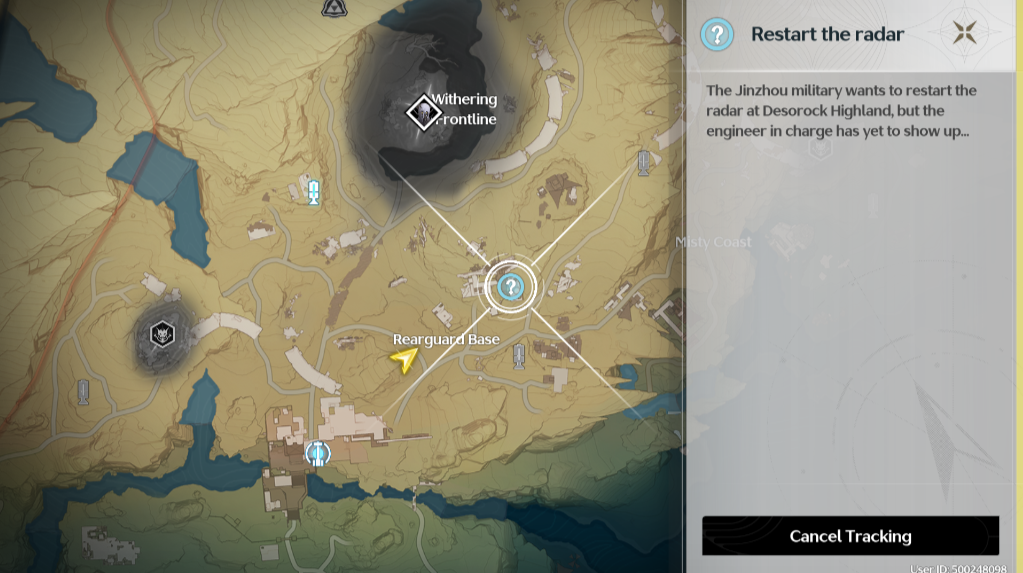 Restart the Radar quest in Wuthering Waves