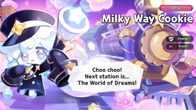 milky way cookie pull screen in cookie run kingdom