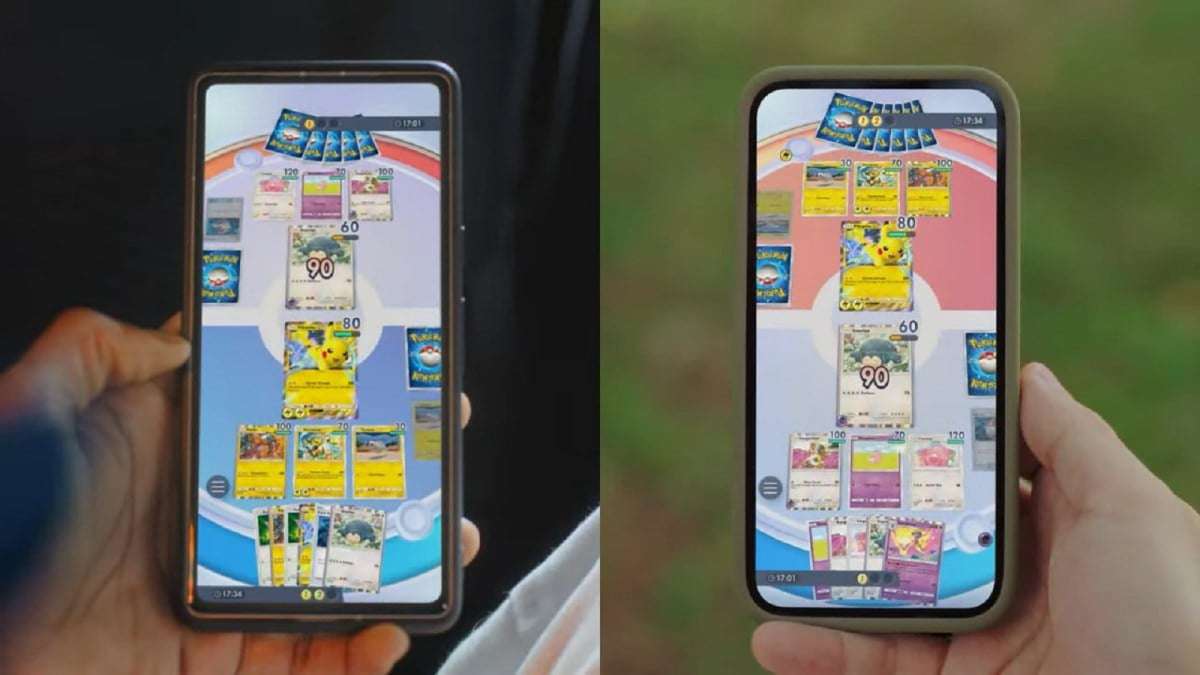 Pokémon TCG Pocket is showing a sneak peek of gameplay at World