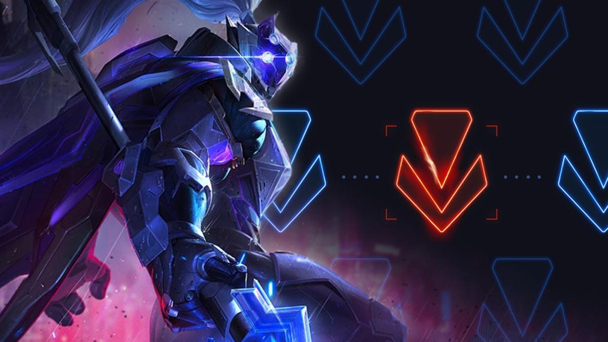 PROJECT Jax stands in front of several League of Legends Vanguard icons including a burning red one.