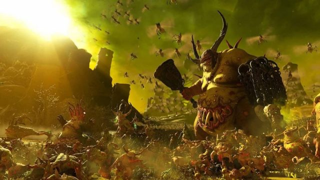 Monsters sieging a city in Total War: Warhammer.