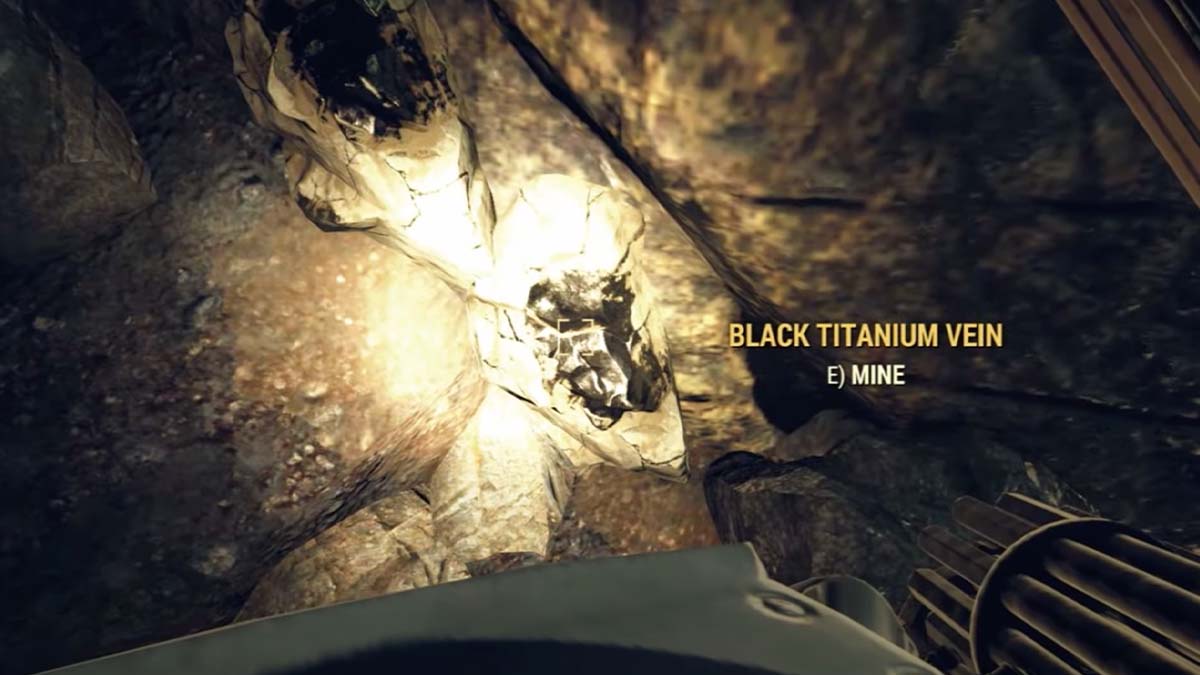 Black Titanium veins Fallout 76