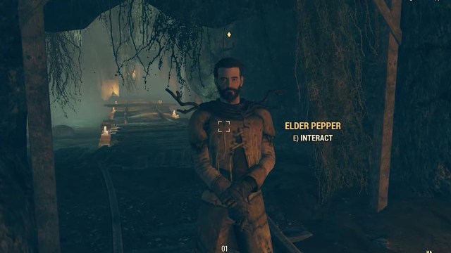 Elder Pepper in the Old trick in the Books quest in Fallout 76.