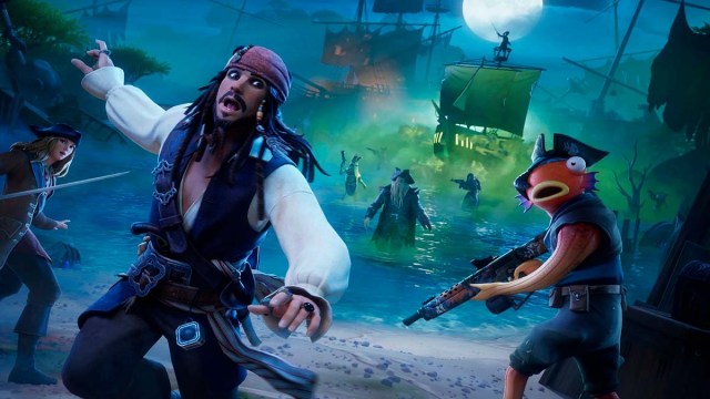 Fortnite x Pirates of the Caribbean loading screen