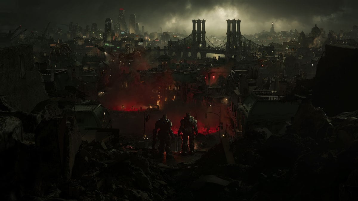 An environment in Gears of War 6.