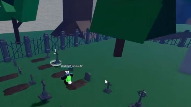 Blox Fruit Haunted castle graveyard