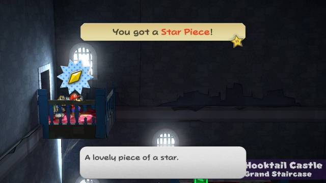 Star Piece in the Grand Staircase in Paper Mario: The Thousand-Year Door