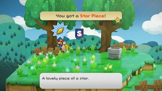 Making a Star Piece fall out of a tree in Paper Mario: The Thousand-Year Door
