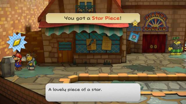Trash can Star Piece in Paper Mario: The Thousand-Year Door