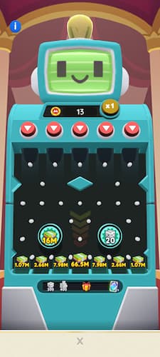 Peg-E machine in Monopoly GO
