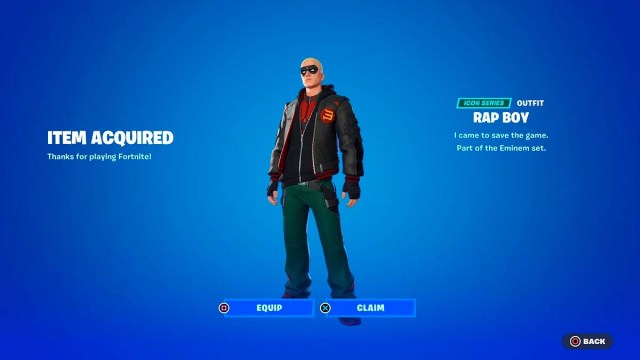 Rap Boy skin in the game