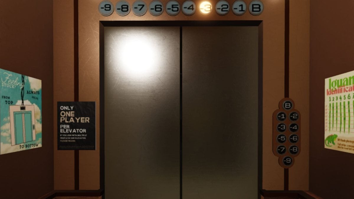 elevator in roblox's terminal escape room