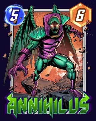 Annihilus card in Marvel Snap