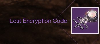 A Lost Encryption Code from Destiny 2.