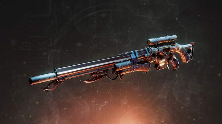 The Still Hunt sniper seen in promotional art with The Final Shape's background.