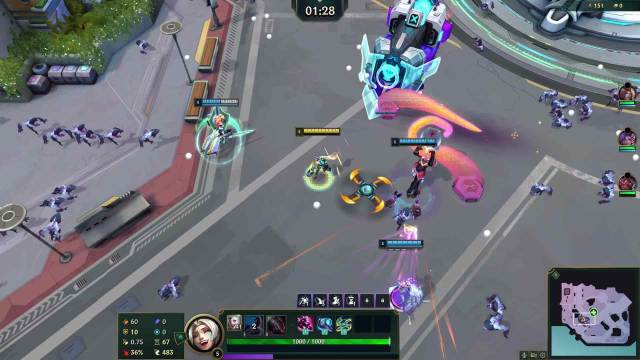 Three players try to complete a run of Swarm in League of Legends