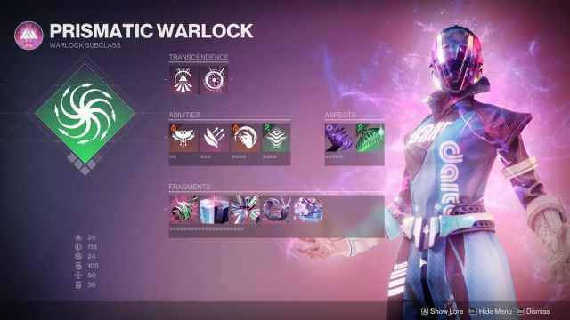 Swarmers Prismatic Warlock build in Destiny 2