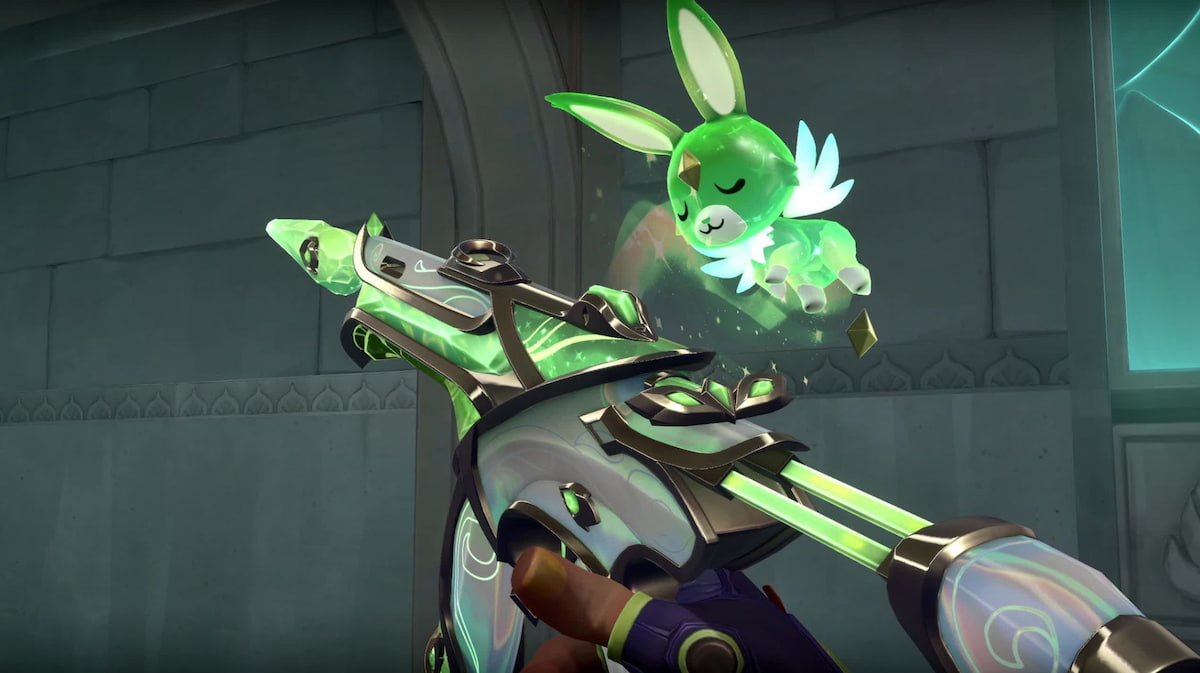 Terrari, the Rabbit companion on the Evori Dreamwings Spectre in VALORANT.