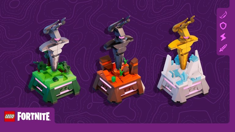 All Biome trophies in LEGO Fortnite.