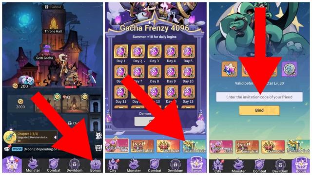 How to redeem Monster Never Cry invitation code