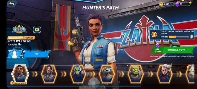 Hunter's Path in Star Wars Hunters.