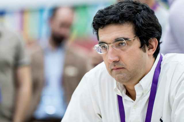 Vladimir Kramnik at the 2016 Chess Olympiad in Baku