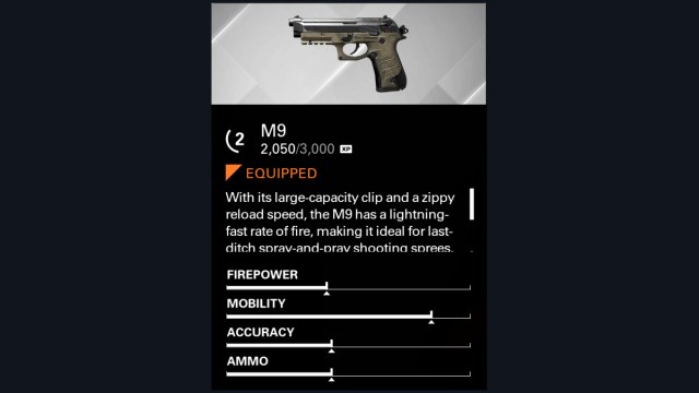 xdefiant m9 stat block