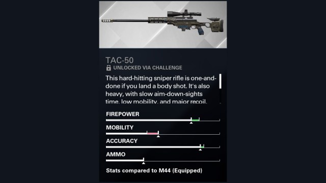 xdefiant tac-50 stat block