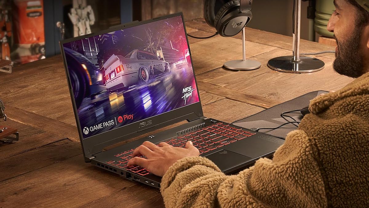 Asus TUF gaming laptop.