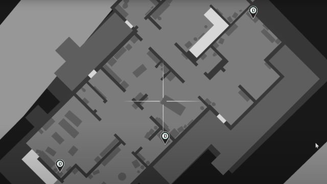 An image of the O'Neil ranch layout, showing the location of keys and a bag of meth.