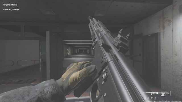 The STG44 being reloaded in the MW3 Firing Range.