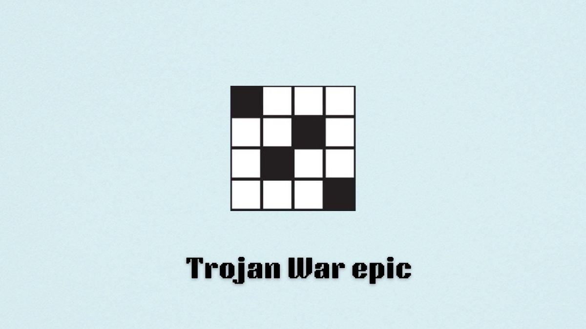 trojan war epic in ny times mini crossword