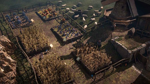 Farm in the player-built Kingsmarch city in Path of Exile Settlers of Kalguur