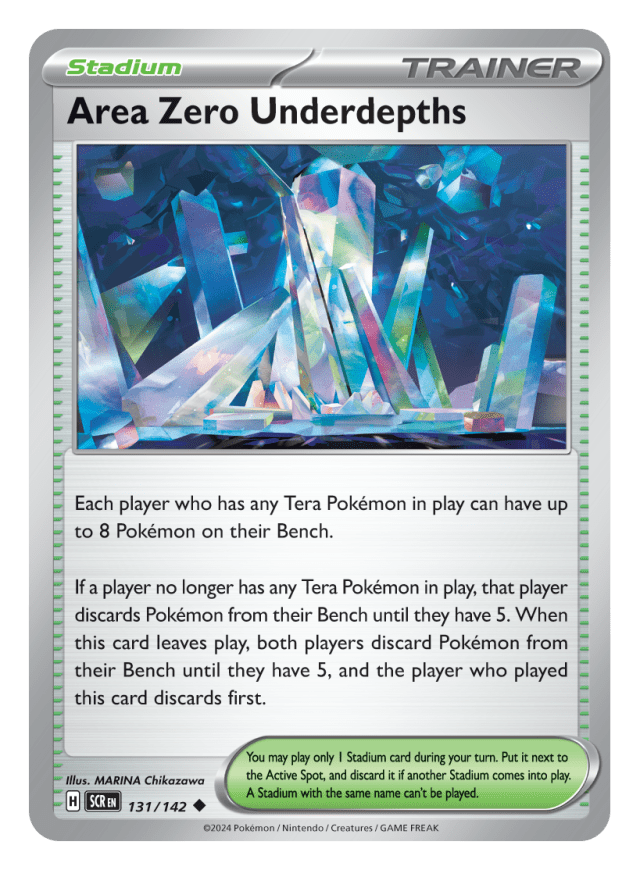 area zero underdepths english stellar crown pokemon tcg card