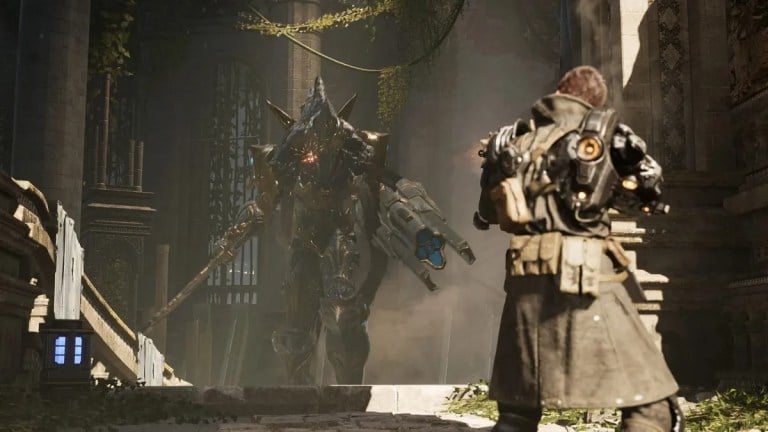 A fight scene in The First Descendant.