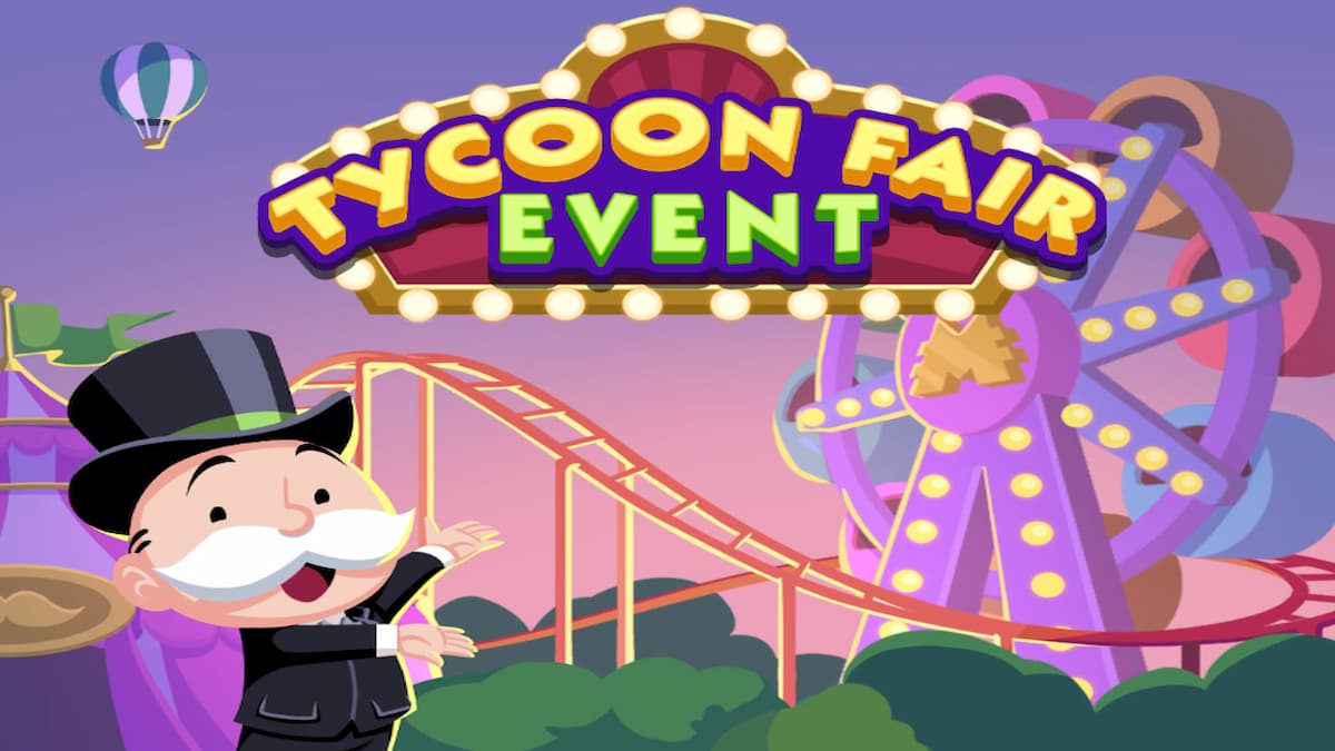 Mr. Monopoly at fair in Monopoly GO